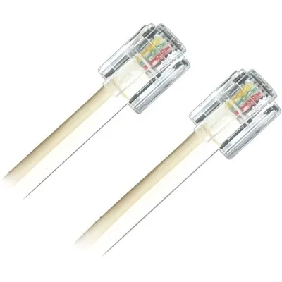 Obrázok produktu pre Kábel APM RJ11 ADSL – konektor / konektor – biely – 10 m
