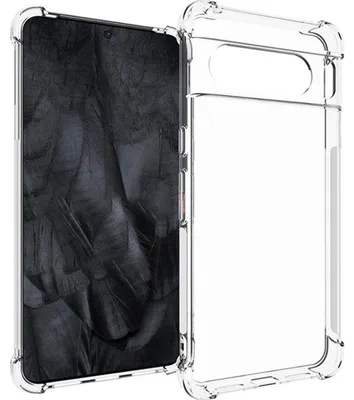 Produktbild von Mobigear Schutzhülle, transparent, für Google Pixel 8 Pro. Flexible TPU-Hülle, stoßfest