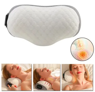 Produktbild von Memory-Foam-Lendenstützkissen für Bett,Massagekissen Ergonomisches Lendenkissen