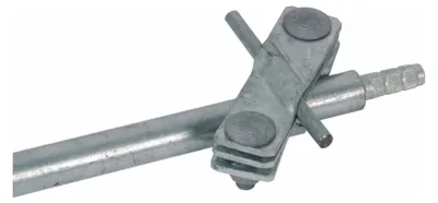 Image de DEHN Collier de raccordement TE acier/tZn D25 p.Rd7-10 ASSTE25710FL40STTZN
