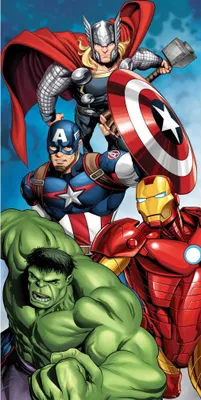 Obrázek produktu pro Osuška Marvel Avengers 70 x 140 cm
