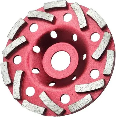 Image de Disque diamanté de 125 mm, disque pour béton, disque de forme spéciale pour le ponçage du béton