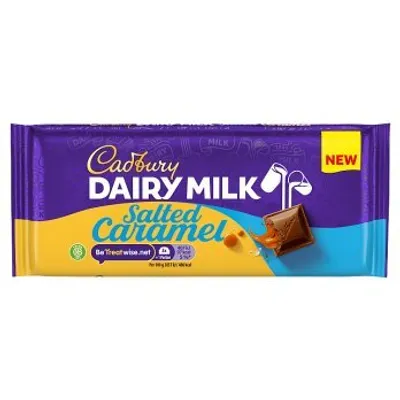 Produktbild von Cadbury Dairy Milk Salted Caramel Chocolate Bar, 120g