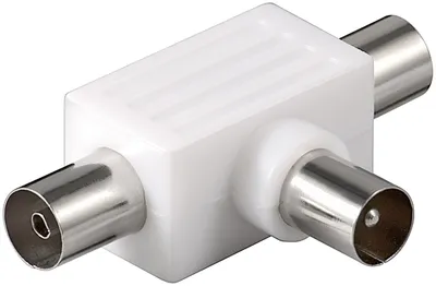 Obrázok produktu pre Goobay 67218, Coaxial, 2x Coaxial, Biela