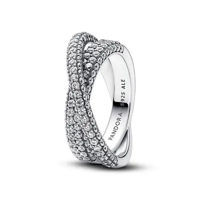 Immagine prodotto di Anello PANDORA Moments da donna Timeless Pavé in argento sterling
