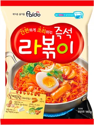 Produktbild von Paldo Instantnudeln Rabokki Hot & Spicy 135g