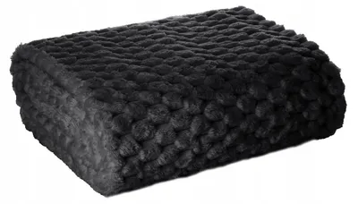 Immagine prodotto di Copridivano FLANELA nero 170x210 cm, 200x220 cm Mybesthome Dimensioni: 170x210 cm