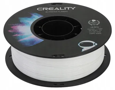 Obrázok produktu pre Creality 3D 3301030034 3D tlačový materiál Polyetyléntereftalát glykol (PETG) biely 1 kg