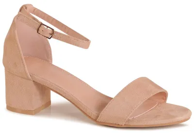 Produktbild von topschuhe24 3221 Damen Riemchen Sandaletten Velours, Farbe:Beige, Größe:37 EU