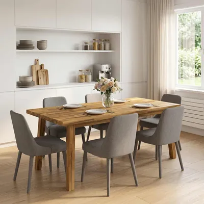Image de Plateau de Table Rectangulaire 140 x 60 x 3,2 cm Rectangulaire