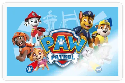 Produktbild von Spreadshirt Paw Patrol Hauptcharaktere Sticker Aufkleber, 10 x 10 cm, Transparent glänzend