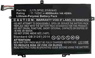 Zdjęcie produktu dla CoreParts MBXLE-BA0248, Bateria, Lenovo, Lenovo Notebook, Laptop ThinkPad E485, ThinkPad E485-20KU000NGE, ThinkPad E490, ThinkPad E490...