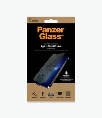 Obrázok produktu pre PanzerGlass P2743, Apple, Apple - iPhone 13 Pro Max, Suché aplikovanie, Odolné proti poškriabaniu, Odolný proti nárazom, Antibakteriálne, Priehľadná, 1 kusov