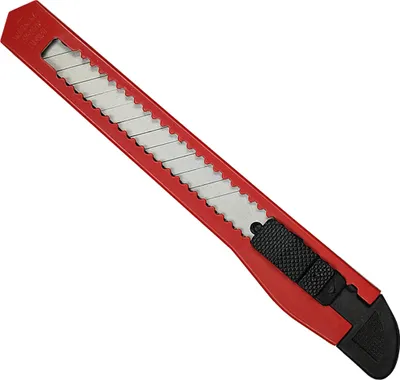 Produktbild von Cuttermesser Teppichmesser Paketmesser Mehrzweckmesser Rot 96 Stück 8mm