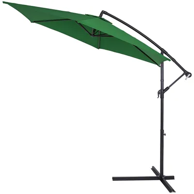 Immagine prodotto di KINGSLEEVE® Ombrellone a Braccio Ø300cm UV50+ Manovella Idrorepellente Ombrelloni Giardino Parasole