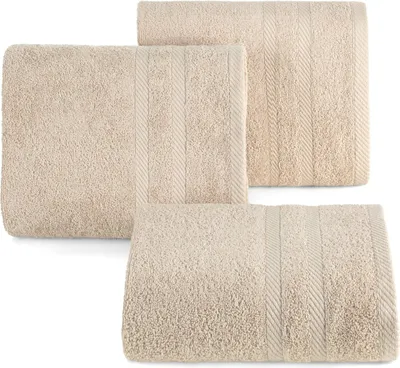 Zdjęcie produktu dla Ręcznik kąpielowy frotte 70x140 beżowy Eurofirany