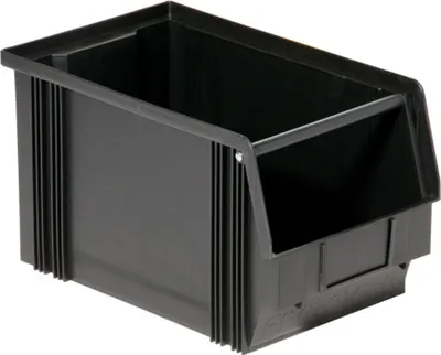 Produktbild von Warmbier Sichtlagerkasten, ESD, 350 x 200 x 200 mm 5320.3 (Greiffbehälter)