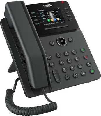 Obrázok produktu pre Fanvil V62W, IP telefón, Čierna, Káblový handset, Informácie o SIP, 12 riadky, 1000 položky