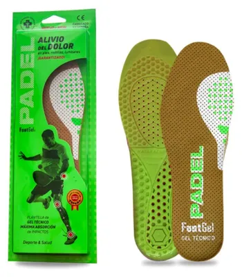 Image de Semelles Footgel pour Padel Le gel Thermocrep® absorbe les chocs