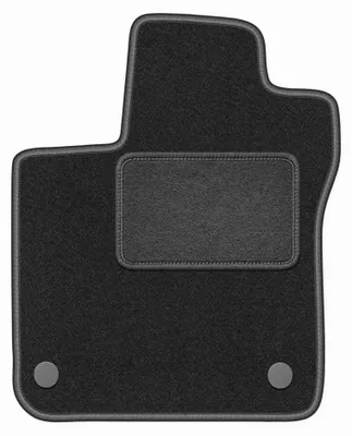 Immagine prodotto di Tappetino guidatore in moquette per Renault Twingo III 2014- (hatchback) – 1 pezzo, grigio grafite, su misura – Wielganizator LUX