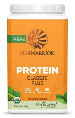 Produktbild von Sunwarrior Protein Classic Plus  750g natürlich