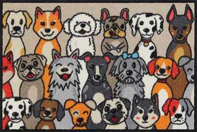 Produktbild von Salonloewe DOG PEOPLE Fußmatte Wohnmatte 50 x 75 cm