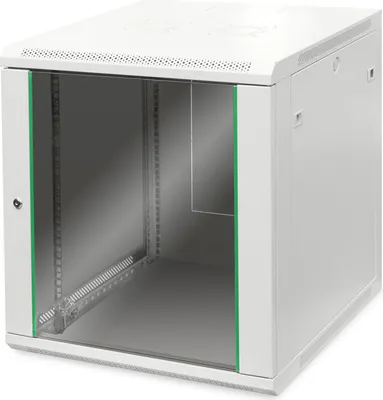 Produktbild von Netzwerkschrank Dynamic Basic Serie - 600x600 mm (BxT) (grau, 12 Höheneinheiten)