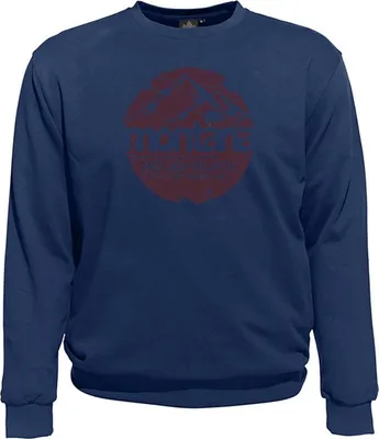 Produktbild von Übergrößen Sweatshirt AHORN SPORTSWEAR Sky Village Weinrot Alpine Blue 6XL