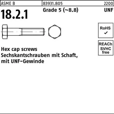 Produktbild von Reyher  Hex cap screws 83931Grade 5 5/16-24 UNFx3 1/4 (100 Stück)