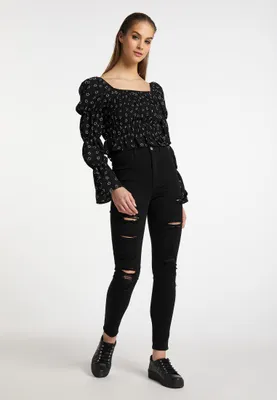 Image de Blouse pour femme Speedlight - Noir, taille XL
