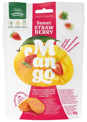 Produktbild von Sunshine Delights Fruit Fusion Sweet Strawberry Mango 100g