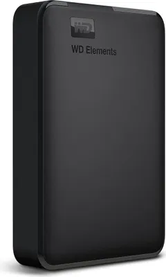 Produktbild von WD Western Digital Externe Festplatte WD Elements Portable, 5TB, exklusiv, Schwarz (00210067)