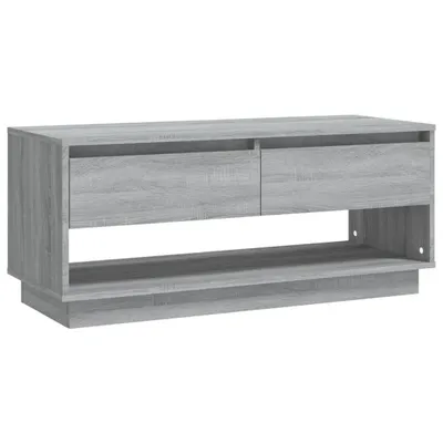 Image de vidaXL Armoire TV Gris Sonoma 102x41x44 cm Bois composite