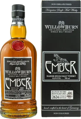 Produktbild von Elsburn Willowburn - Ember Batch 003 Single Malt Whisky, 45,9% Vol. 0,7 l