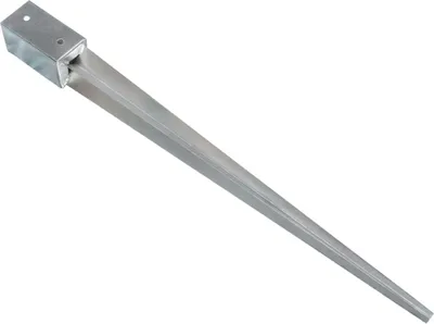 Immagine prodotto di Picchetti di Terra 6 pz Argento 7x7x90 cm in Acciaio Zincato
