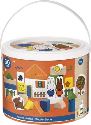 Obrázok produktu pre Bambolino Toys Blockton Wood Miffy, 50dlg.