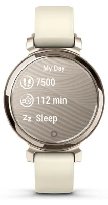 Productafbeelding van Garmin Lily 2 smartwatch, kleur: kokosnoot/crème goud