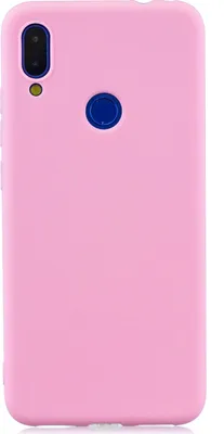 Produktbild von Für Redmi Note 7 Lovely Candy Color Matte TPU Anti-Scratch rutschfeste Schutzhülle Zurück Case dark pink