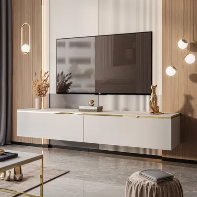 Produktbild von AURORA Hängender TV-Schrank Kaschmir