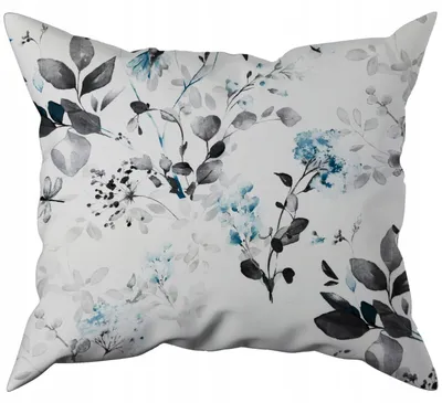 Produktbild von Nyks Baumwollkissenbezug Blumenmuster 40x40 cm