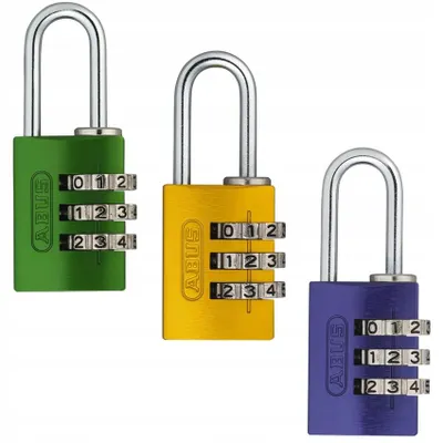 Produktbild von Abus Bügel-Vorhängeschloss Zahlenschloss 724/20 20mm