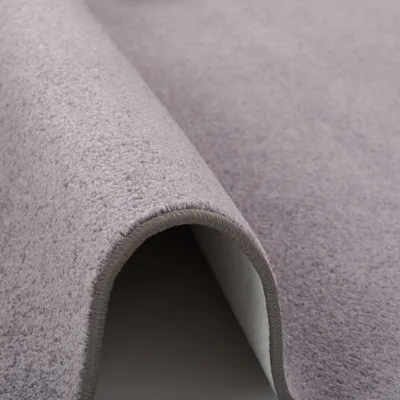 Produktbild von Trend Velours Teppich Läufer Kurzflor Modern Pflegeleicht Einfarbig, Größe:80x200 cm, Farbe:Grau