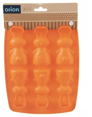 Obrázek produktu pro Kinghoff Silikonová forma na cukroví Velikonoční zajíčci
