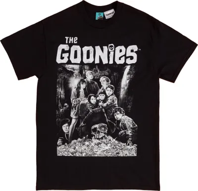 Produktbild von The Goonies - "Cast Names" T-Shirt für Herren/Damen Uni TT1054 (M) (Schwarz)