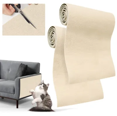 Image de Omgoods - Tapis adhésif pour chats, dimensions 200 cm x 40 cm