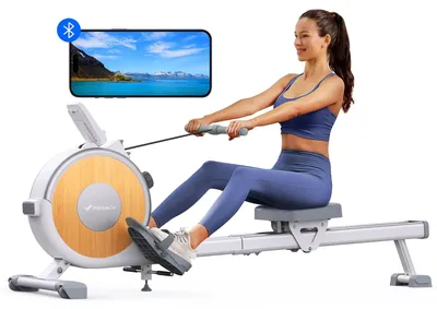 Obrázok produktu pre Magnetický bežecký trenažér – kompatibilný s aplikáciou – 16 úrovní odporu – maximálna nosnosť 160 kg
