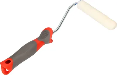 Produktbild von KOTARBAU® Velours-Farbroller 110 mm mit Gummigriff Farbwalze Pinsel Walzenbürste Rollerwalze Rollerpinsel für Anstricharbeiten und Renovierung