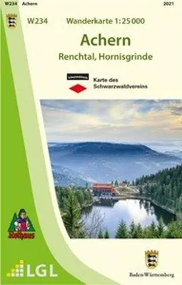 Obrázek produktu pro W234 Wanderkarte 1:25 000 Achern