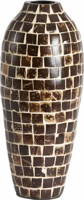Produktbild von Light & Living - Vase Tudela - Dunkelbraun - Ø17x40cm