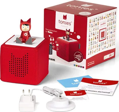 Image de Tonies Toniebox avec Tonie créatif, rouge
